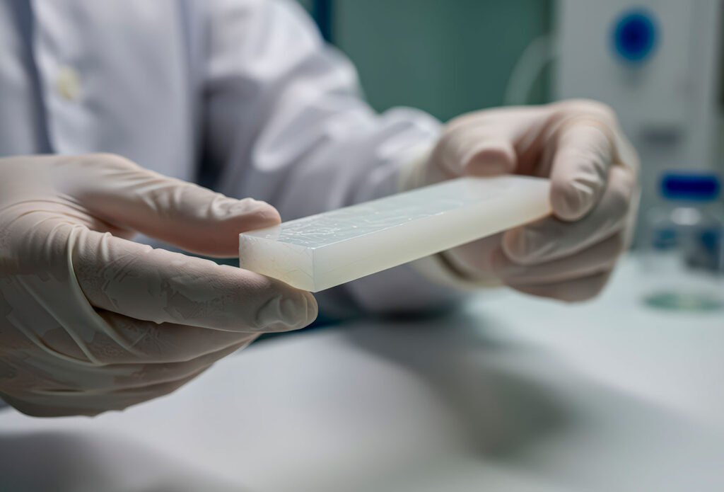 Primer Plano de Polimero